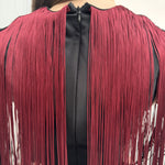 Abito con frange - Elisabetta Franchi AB50487E2 110 ELISABETTA FRANCHI 