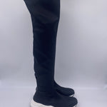 Stivale bicolor sopra al ginocchio - Jeannot 79091 NERO JEANNOT 