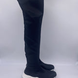Stivale bicolor sopra al ginocchio - Jeannot 79091 NERO JEANNOT 