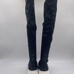 Stivale bicolor sopra al ginocchio - Jeannot 79091 NERO JEANNOT 