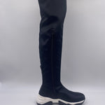 Stivale bicolor sopra al ginocchio - Jeannot 79091 NERO JEANNOT 