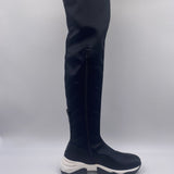 Stivale bicolor sopra al ginocchio - Jeannot 79091 NERO JEANNOT 