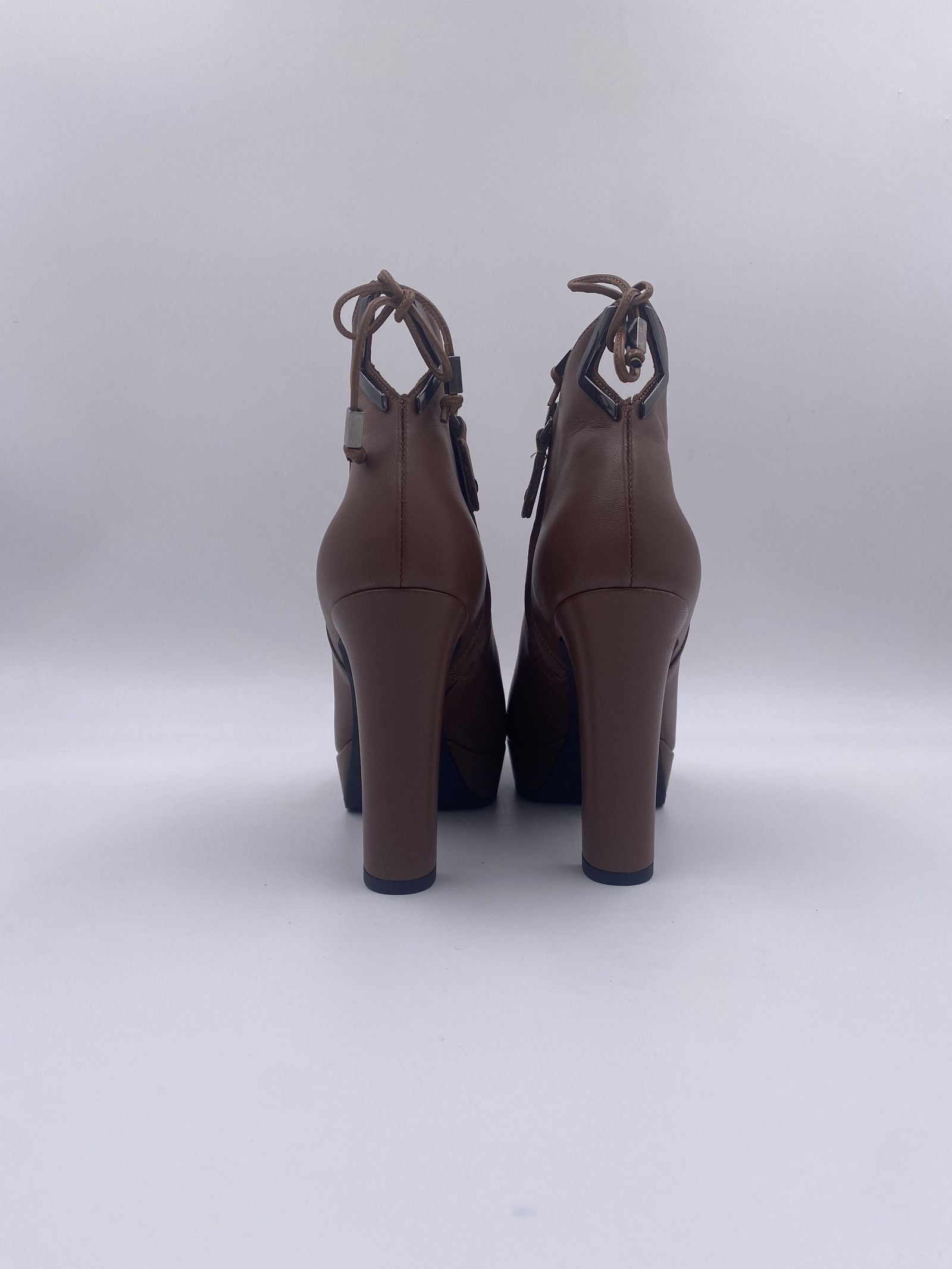 Tronchetto con plateau - Ofelia H1284NAPPA CUOIO OFELIA 
