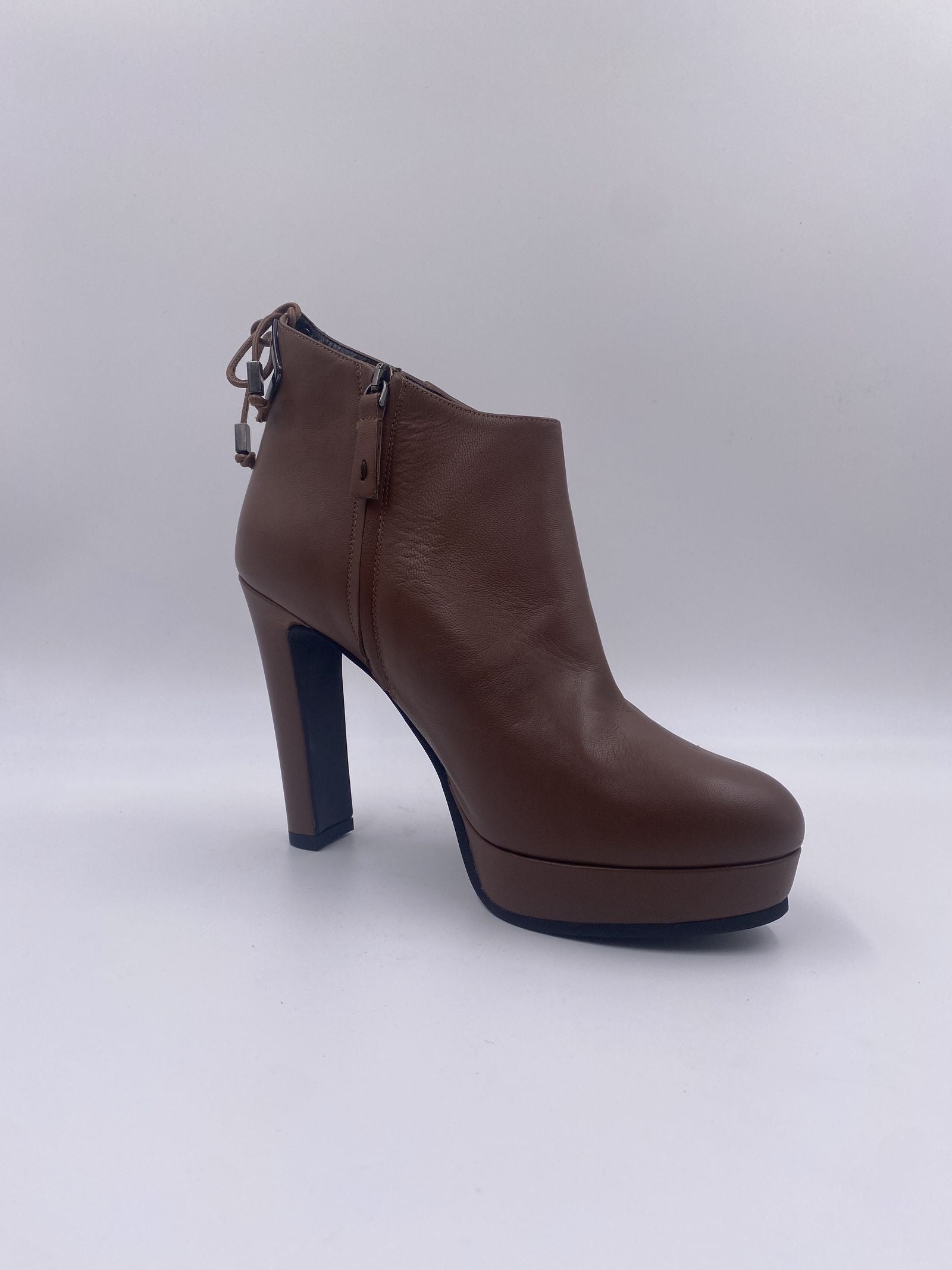 Tronchetto con plateau - Ofelia H1284NAPPA CUOIO OFELIA 