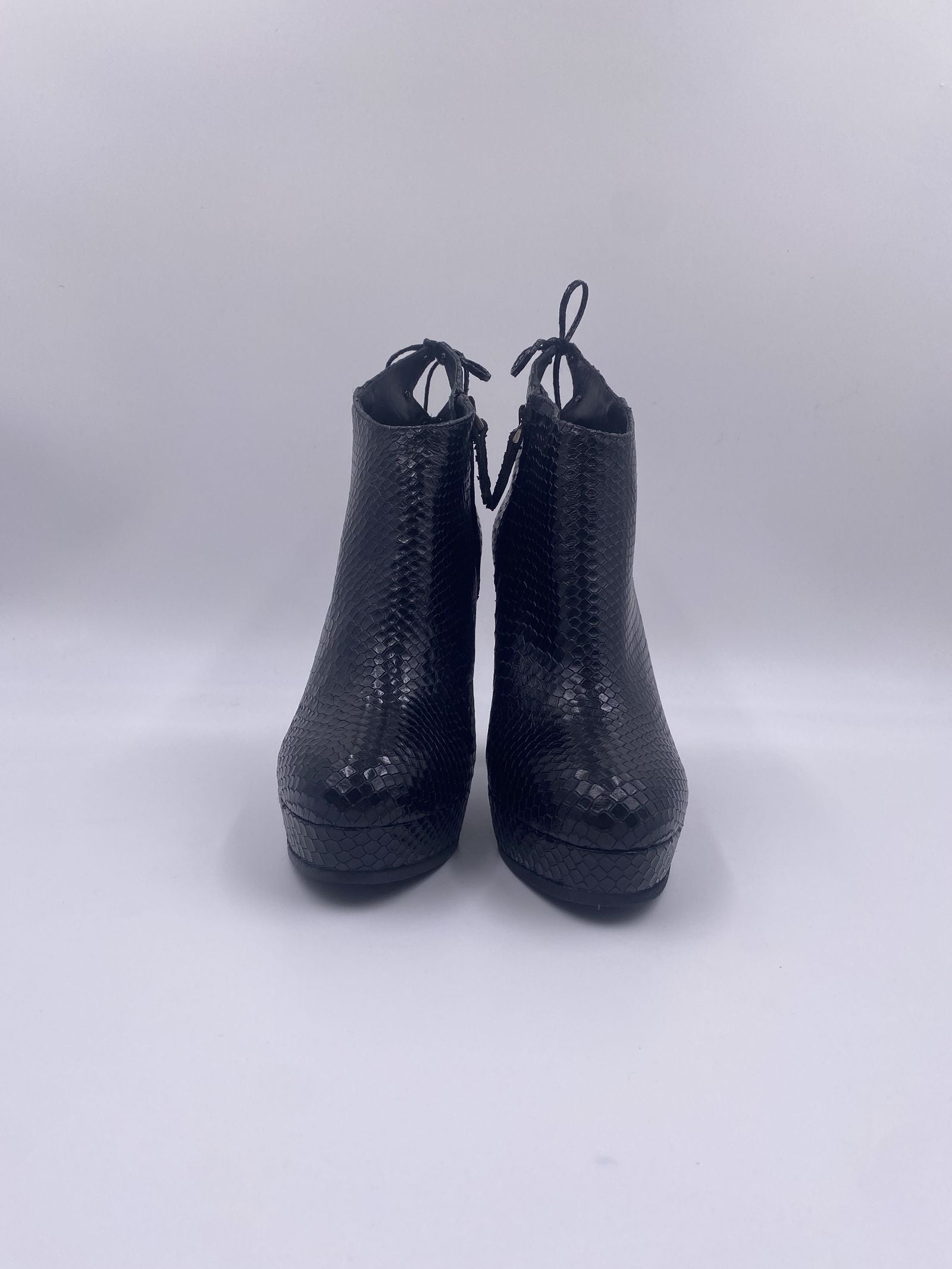 Tronchetto pitonato - Ofelia H1284PITONE NERO OFELIA 