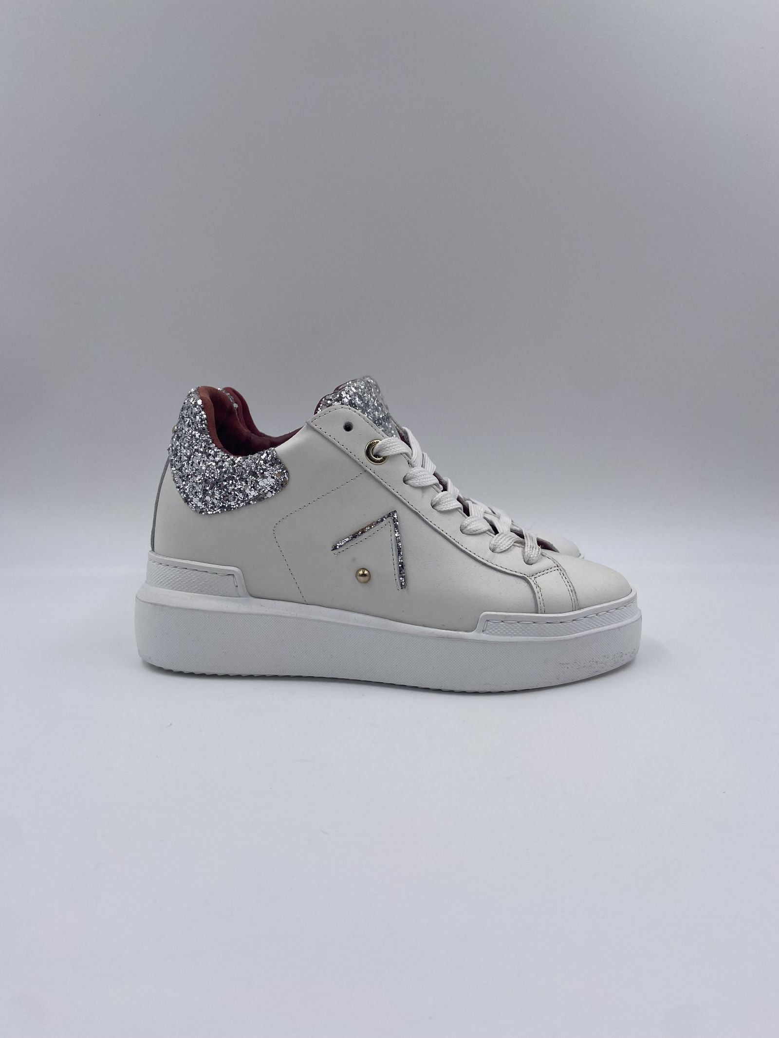 Sneakers con strass CKLDH-SQ71 ARGENTO ED PARRISH 