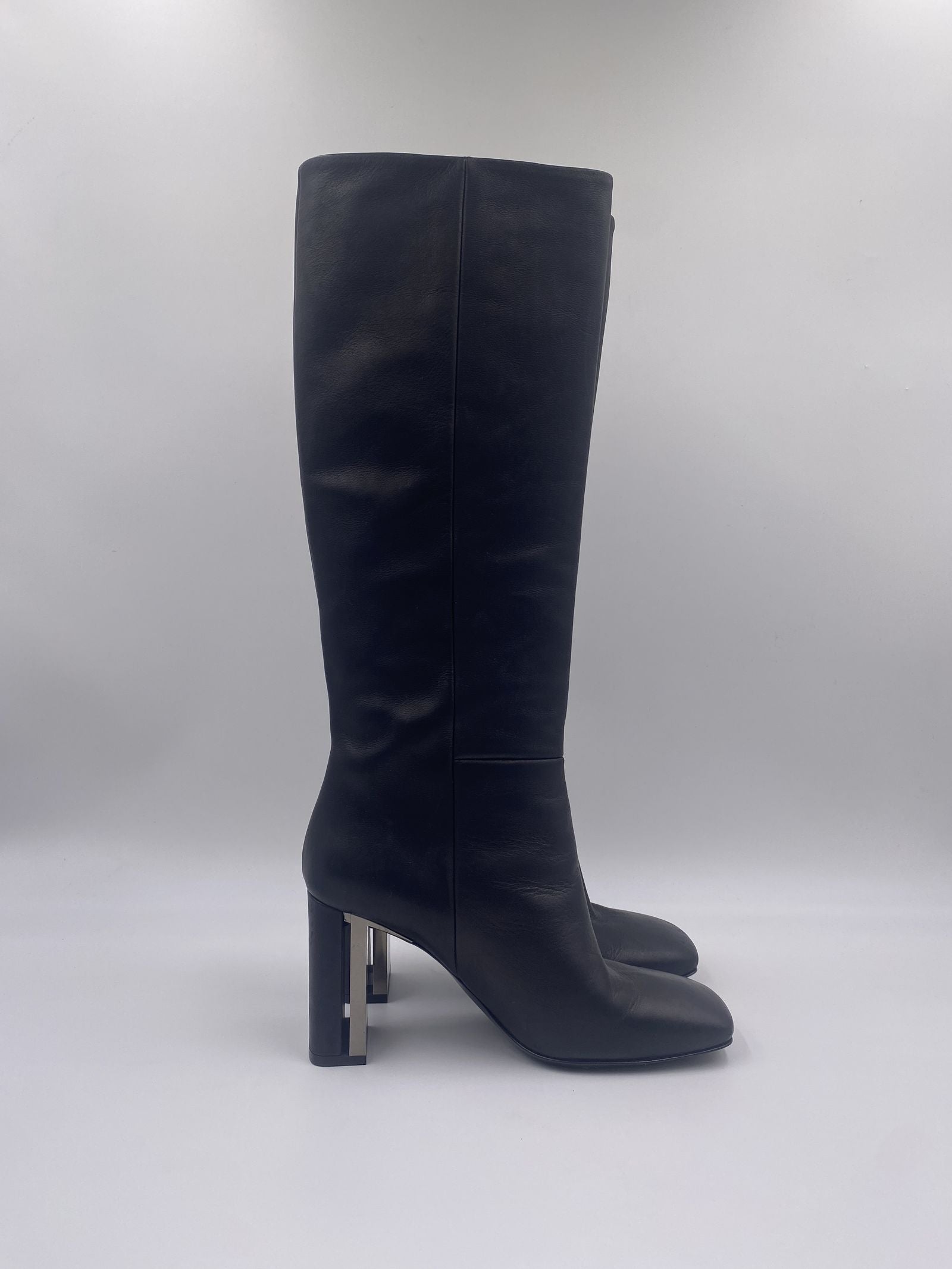 Stivale alto con tacco metallico - Vic Matiè 1W3606D NERO VIC MATIE' 