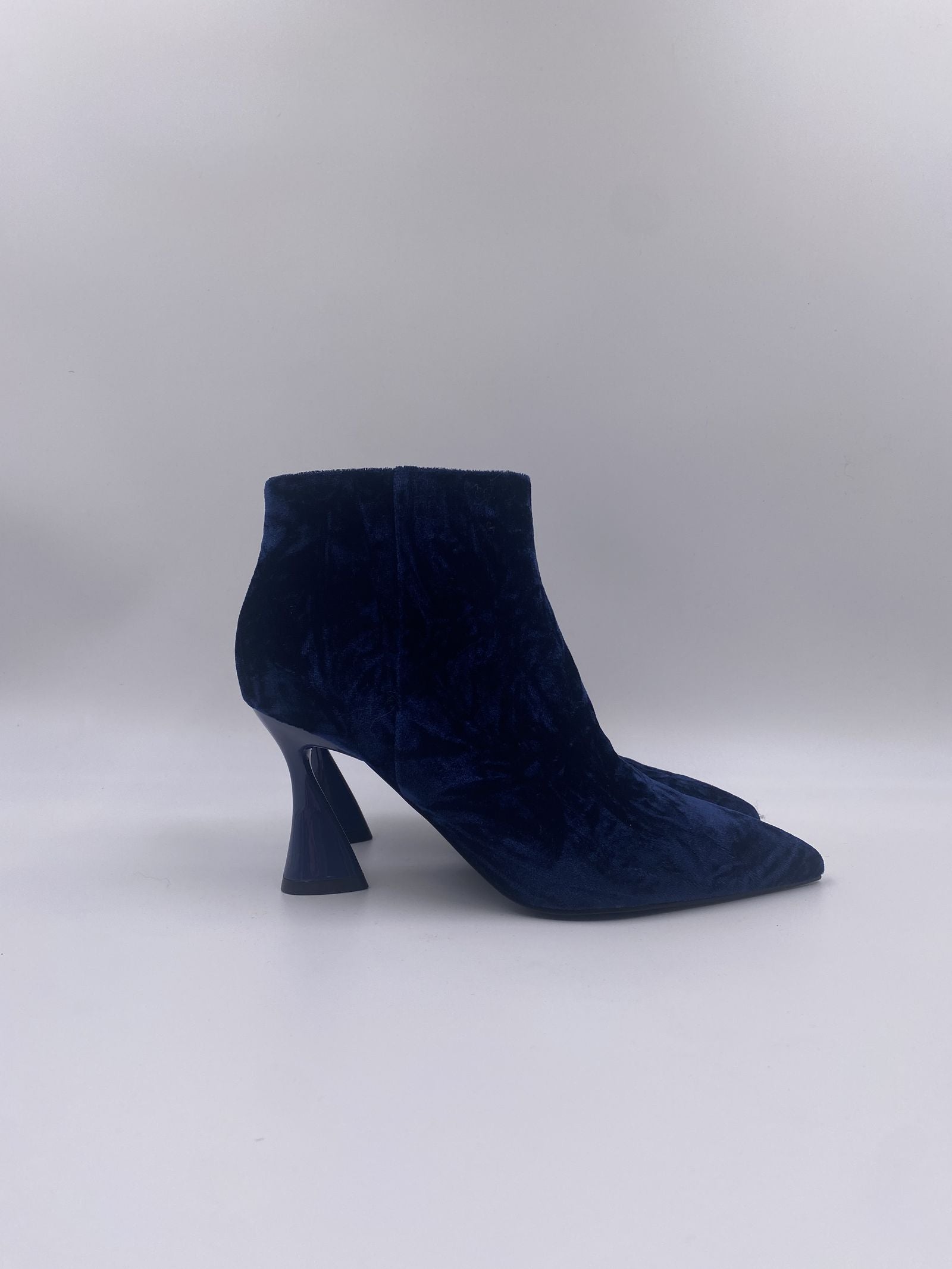 Tronchetto in velluto - Jeannot PJ584C BLU JEANNOT 