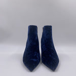 Tronchetto in velluto - Jeannot PJ584C BLU JEANNOT 