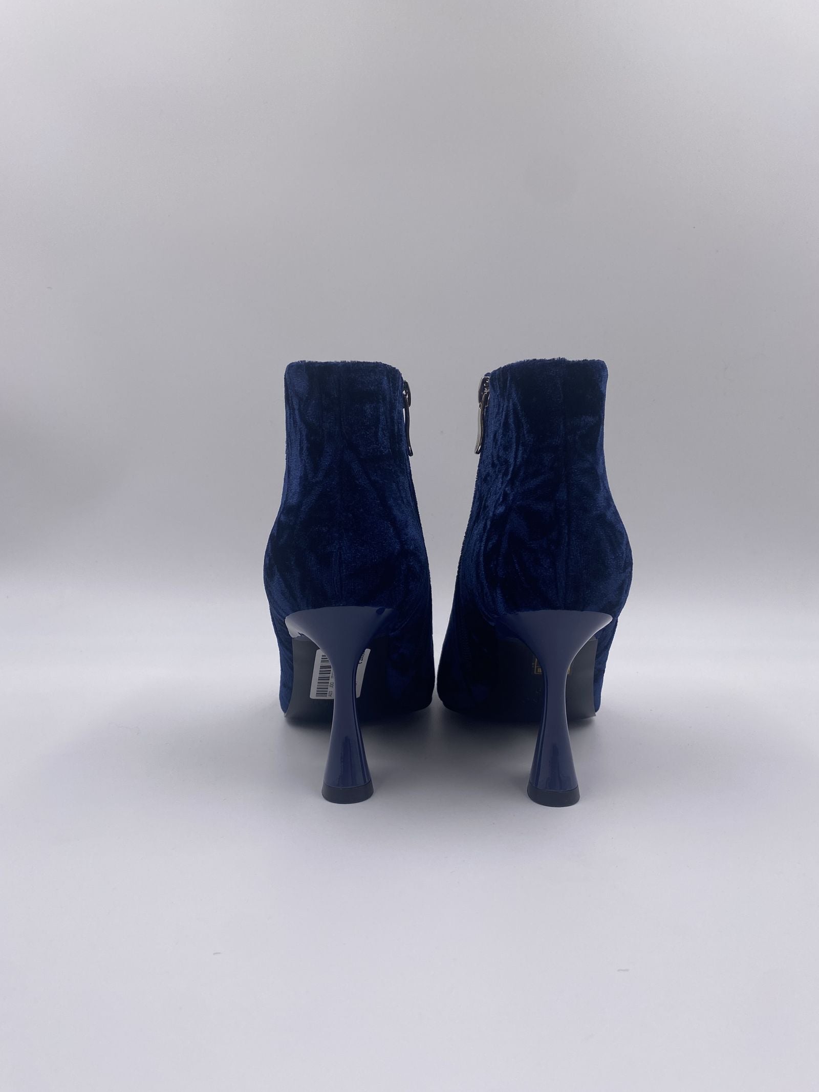 Tronchetto in velluto - Jeannot PJ584C BLU JEANNOT 