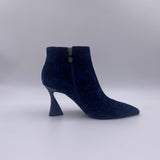 Tronchetto in velluto - Jeannot PJ584C BLU JEANNOT 