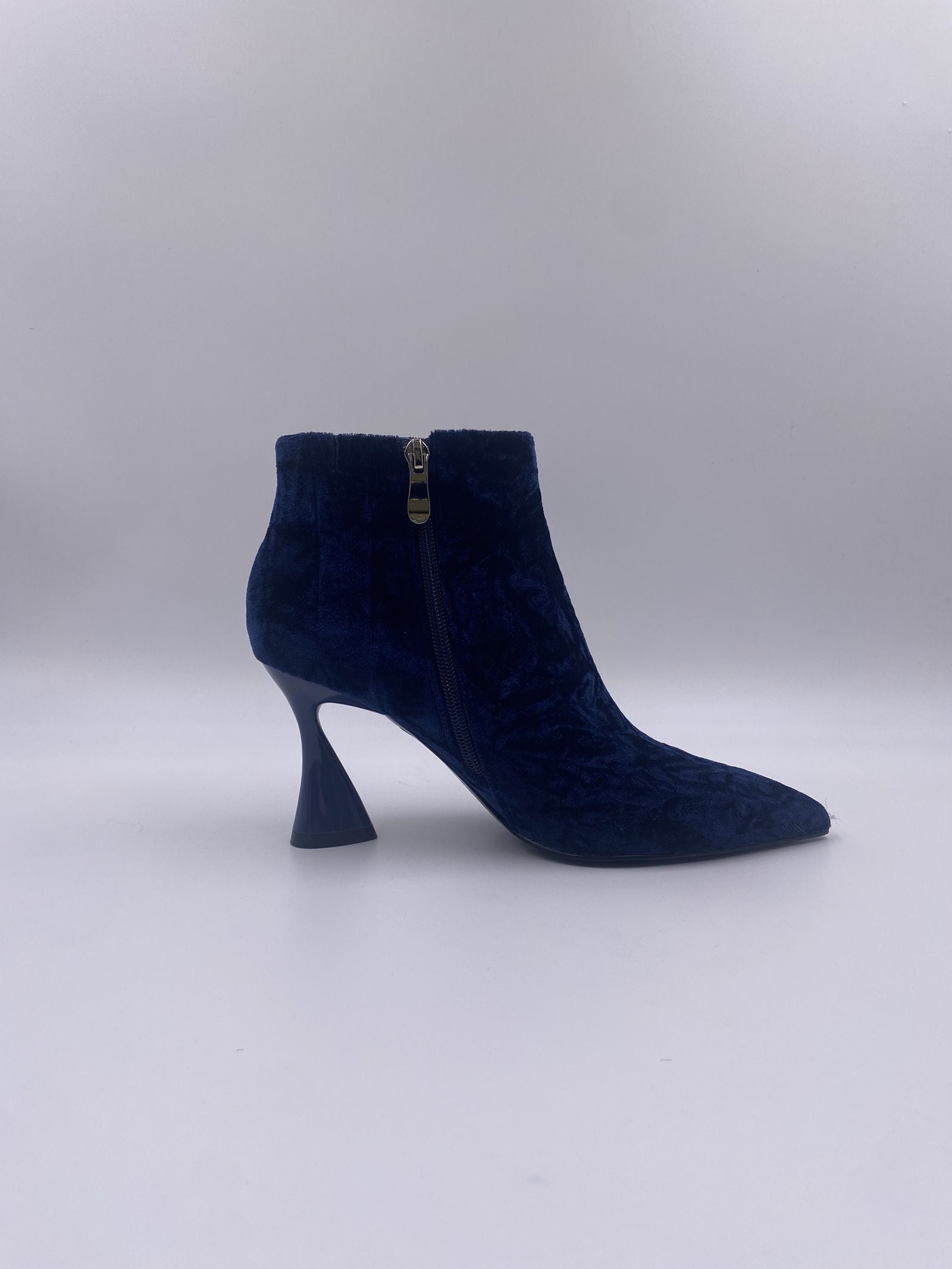 Tronchetto in velluto - Jeannot PJ584C BLU JEANNOT 