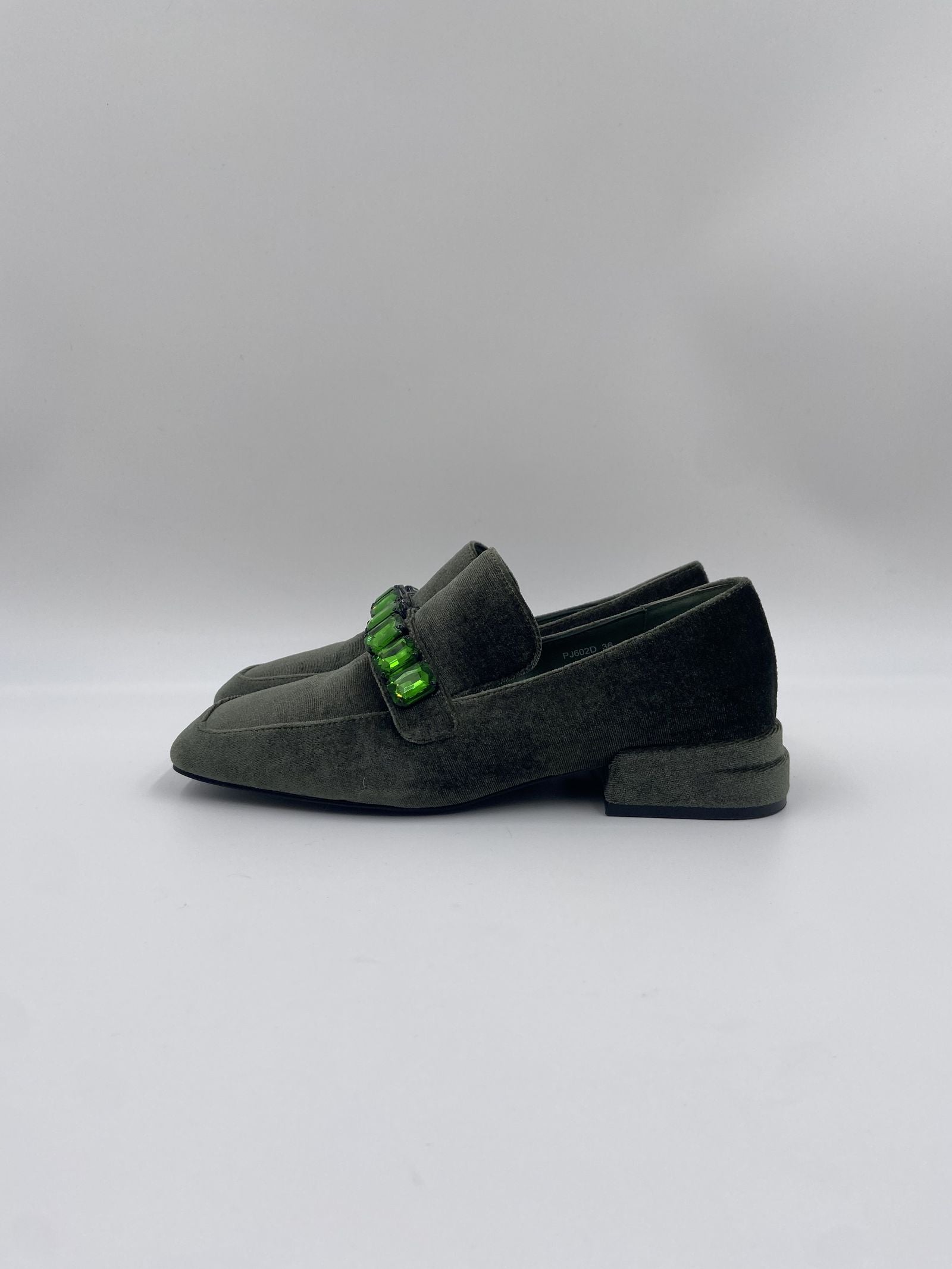 Mocassino in velluto - Jeannot PJ602D VERDE JEANNOT 