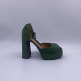 Sandalo con plateau - Ofelia 2195 VERDE OFELIA 