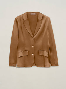 Giacca monopetto in satin - Carla G