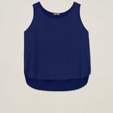 Maglia smanicata bimateriale - Carla G MILI20 D1 12 CARLA G. 