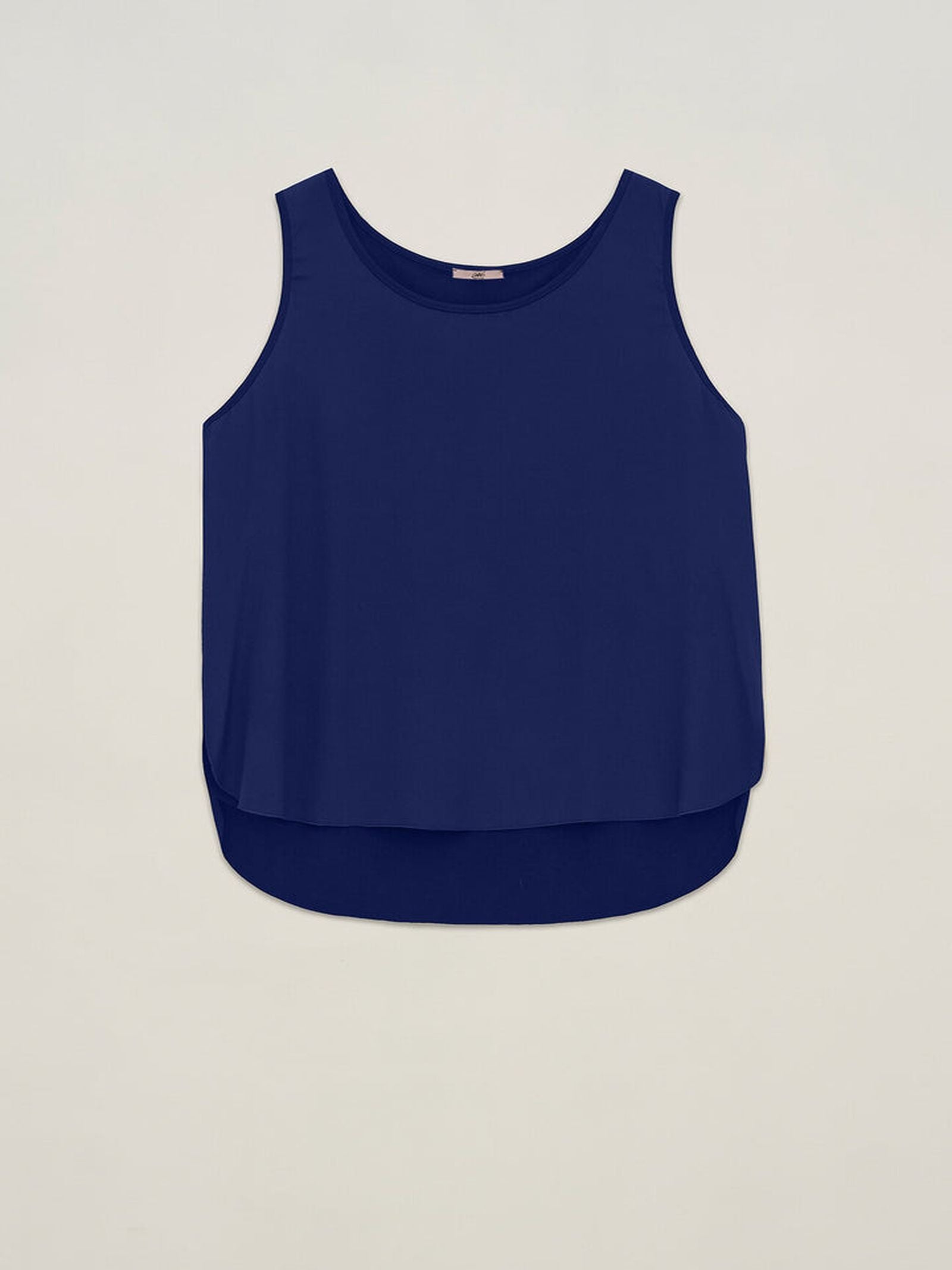 Maglia smanicata bimateriale - Carla G MILI20 D1 12 CARLA G. 