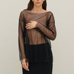 Maglia in tulle - Carla G MUNE11 D1 10 CARLA G. 
