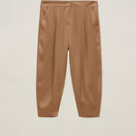 Pantalone con pinces in raso - Carla G PELE12 D1 23 CARLA G. 