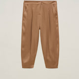 Pantalone con pinces in raso - Carla G PELE12 D1 23 CARLA G. 