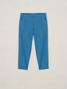 Pantalone slim fit in jersey tecnico - Carla G