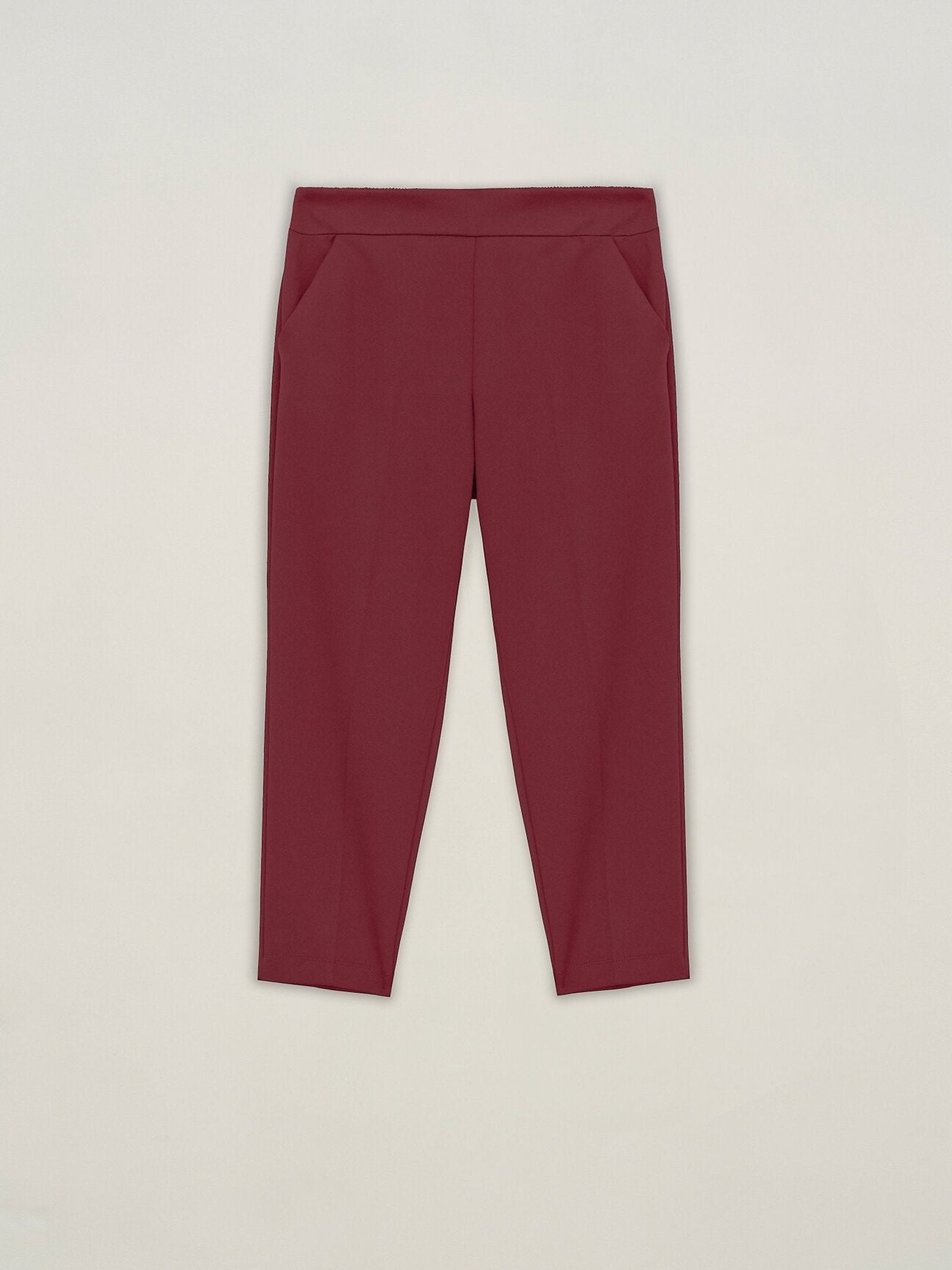 Pantalone slim fit in jersey tecnico - Carla G PILI22 D1 28 CARLA G. 