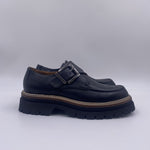 Mocassino in pelle con fibbia 1700 NERO CHIARINI 