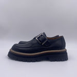 Mocassino in pelle con fibbia 1700 NERO CHIARINI 