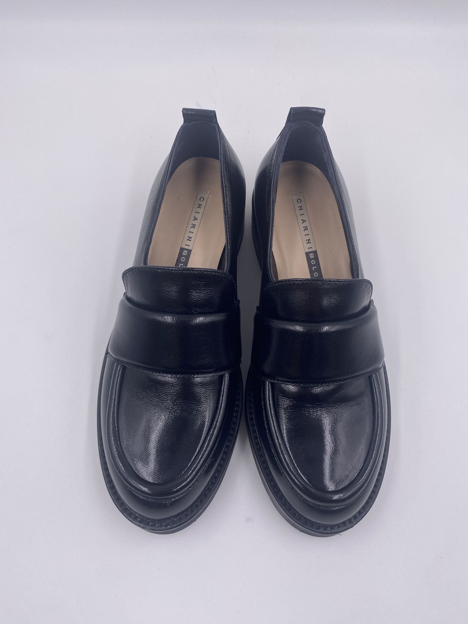 Mocassino pelle nera 216 NERO CHIARINI 