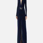 Abito Red Carpet con nodo e accessorio AB72447E2 B75 ELISABETTA FRANCHI 