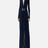 Abito Red Carpet con nodo e accessorio AB72447E2 B75 ELISABETTA FRANCHI 