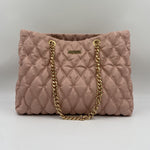 Borsa shopper grande in tessuto embossed - Elisabetta Franchi BS64A47E2 181 ELISABETTA FRANCHI 