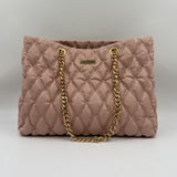Borsa shopper grande in tessuto embossed - Elisabetta Franchi BS64A47E2 181 ELISABETTA FRANCHI 