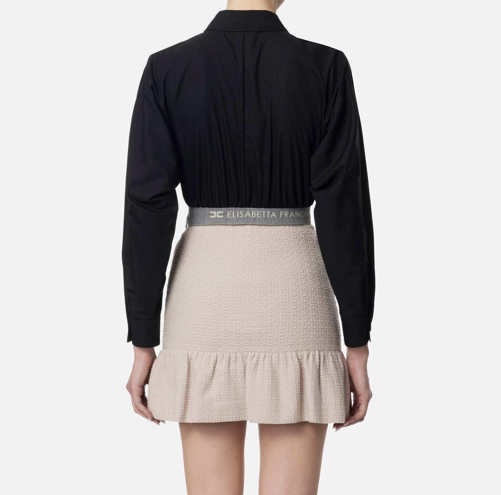 Camicia in popeline con fascione CA06446E2 110 ELISABETTA FRANCHI 