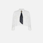 Camicia con foulard - Elisabetta Franchi CA08246E2 100 ELISABETTA FRANCHI 