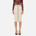 Gonna midi in punto resca - Elisabetta Franchi GK05B47E2 193 ELISABETTA FRANCHI 