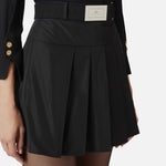Minigonna a pieghe in naylon GO03546E2 110 ELISABETTA FRANCHI 