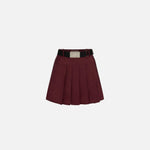 Minigonna a pieghe in naylon GO03546E2 CG3 ELISABETTA FRANCHI 