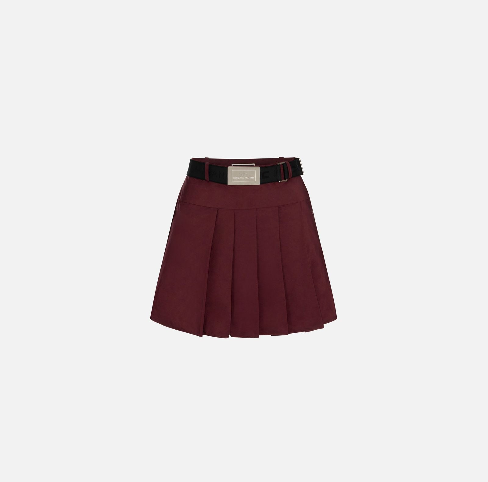 Minigonna a pieghe in naylon GO03546E2 CG3 ELISABETTA FRANCHI 