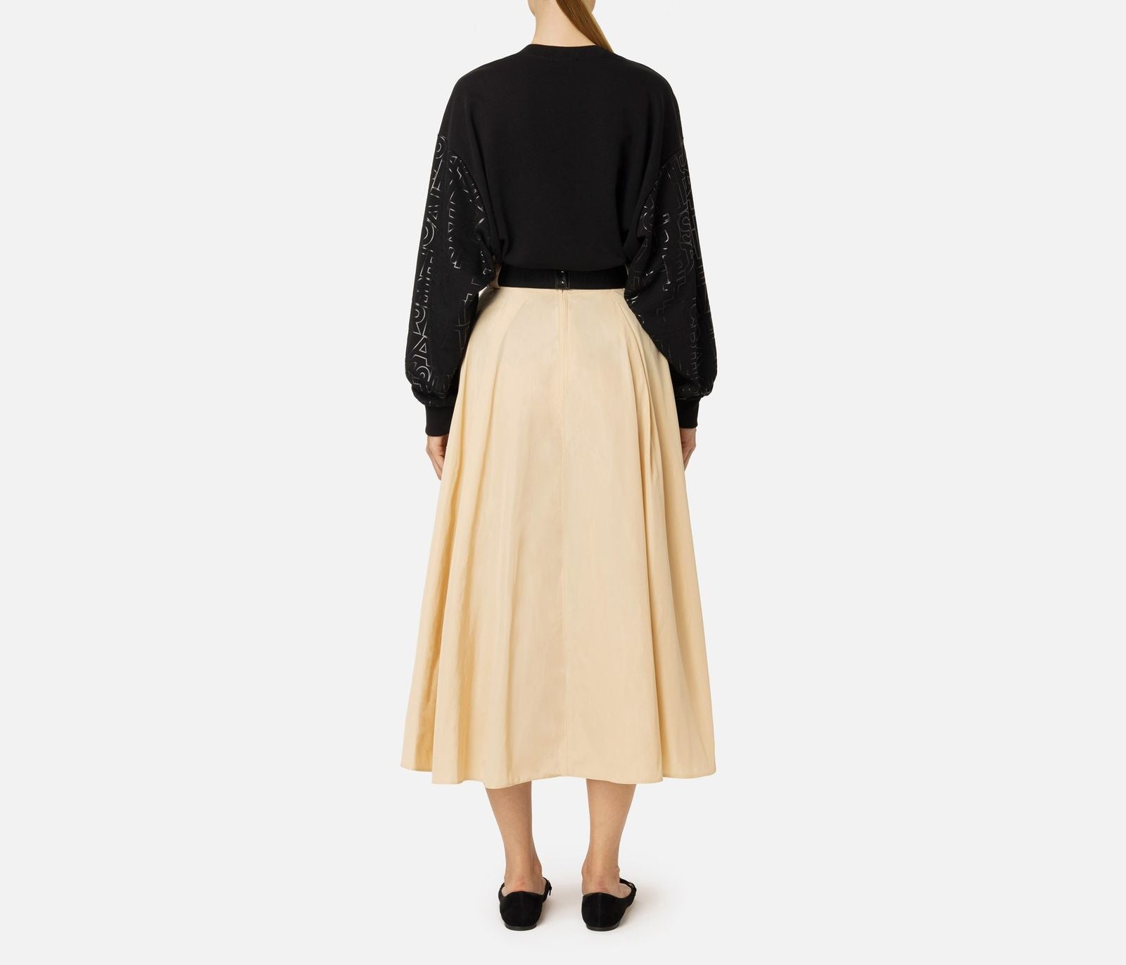 Gonna a ruota in naylon GO04546E2 045 ELISABETTA FRANCHI 