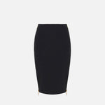 Gonna midi in doppio crèpe stretch GO04746E2 110 ELISABETTA FRANCHI 