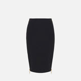 Gonna midi in doppio crèpe stretch GO04746E2 110 ELISABETTA FRANCHI 