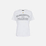 T-shirt con logo college - Elisabetta Franchi MA01546E2 270 ELISABETTA FRANCHI 