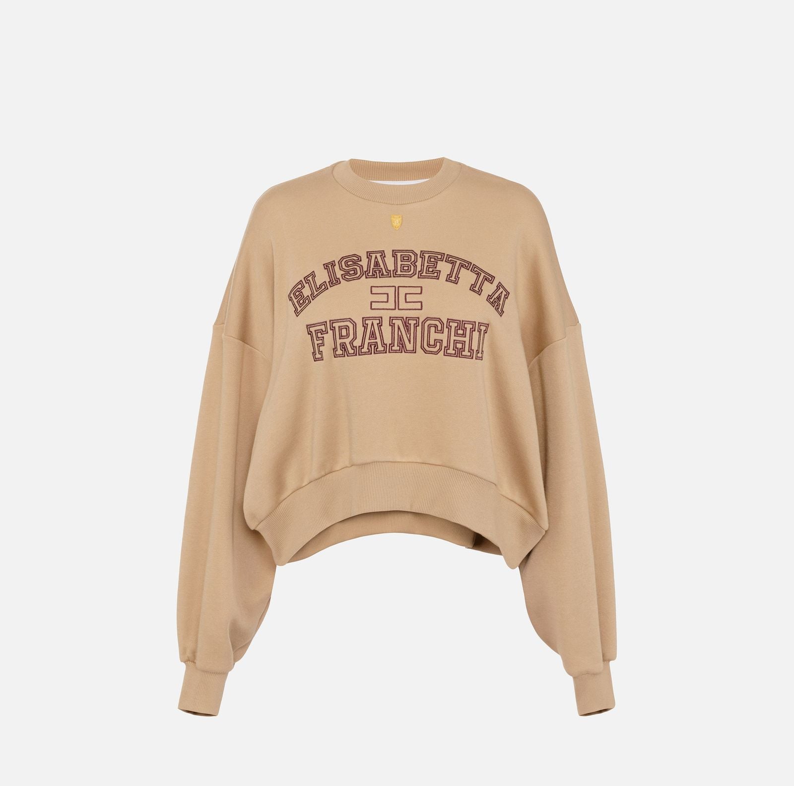 Felpa cropped MD00346E2 032 ELISABETTA FRANCHI 