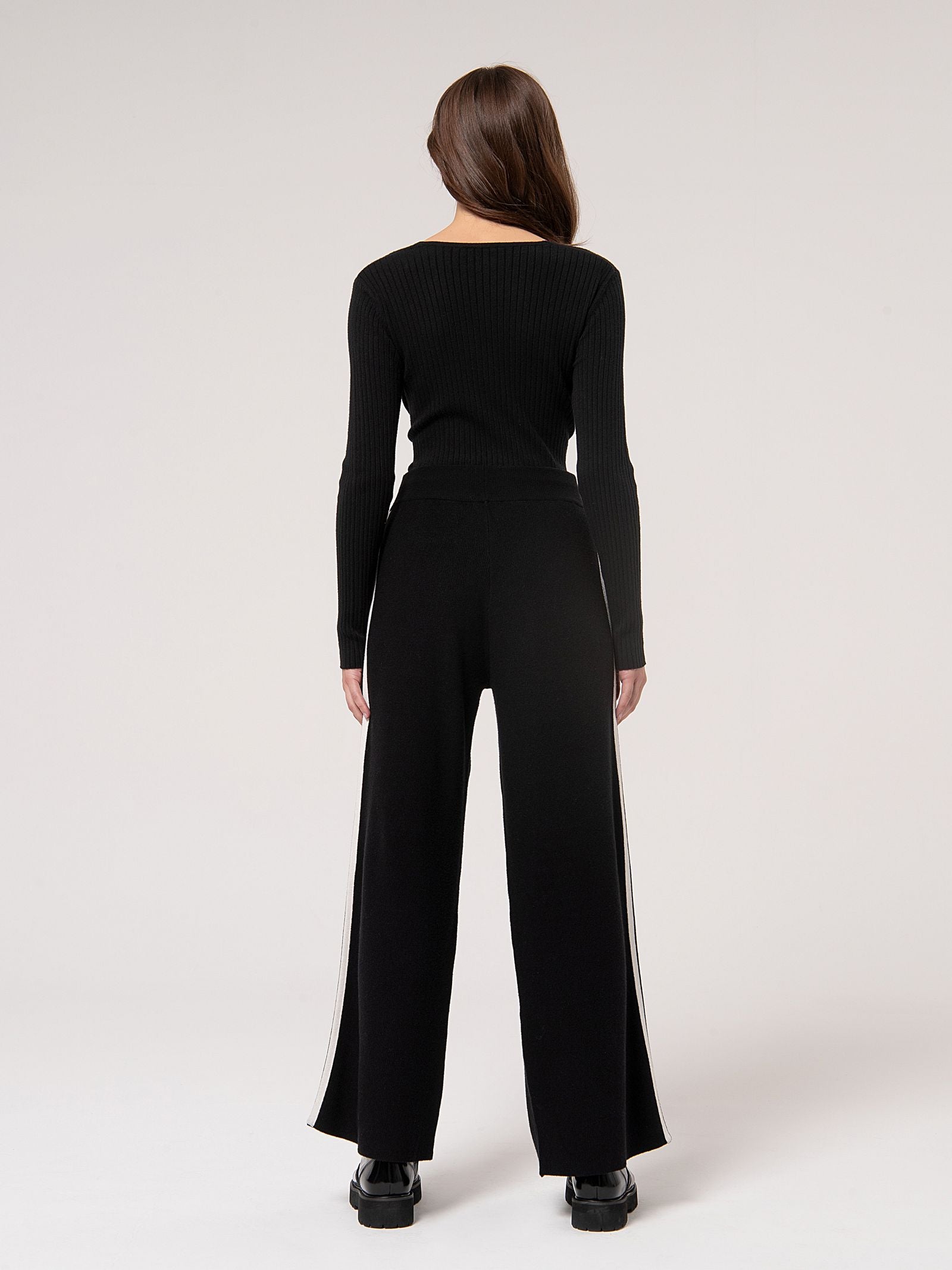 Pantalone ampio a palazzo con coulisse FJ24WV3006 K45901060 FRACOMINA 