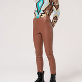 Pantalone leggins in ecopelle FJ24WV7002 E40001315 FRACOMINA 