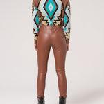 Pantalone leggins in ecopelle FJ24WV7002 E40001315 FRACOMINA 