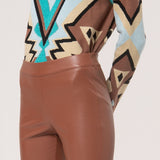 Pantalone leggins in ecopelle FJ24WV7002 E40001315 FRACOMINA 