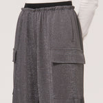 Pantalone in tessuto con effetto metallico FJ24WVC002 J429Q7389 FRACOMINA 
