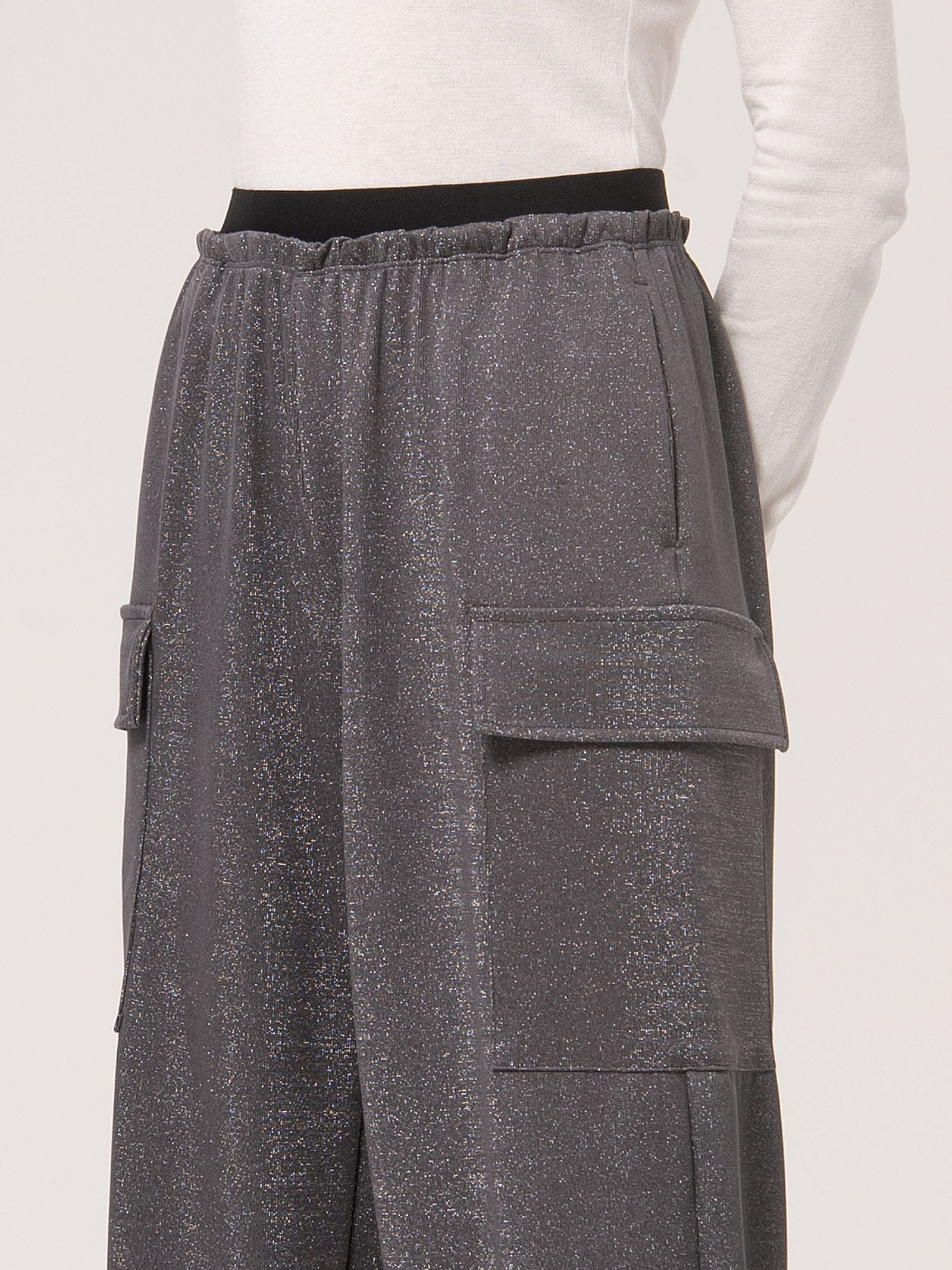 Pantalone in tessuto con effetto metallico FJ24WVC002 J429Q7389 FRACOMINA 